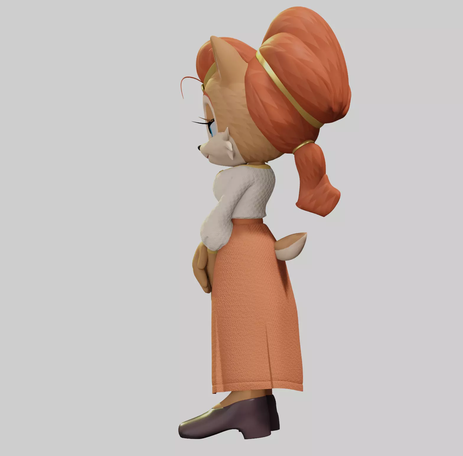 Alicia Acorn Low-poly 3D model_42