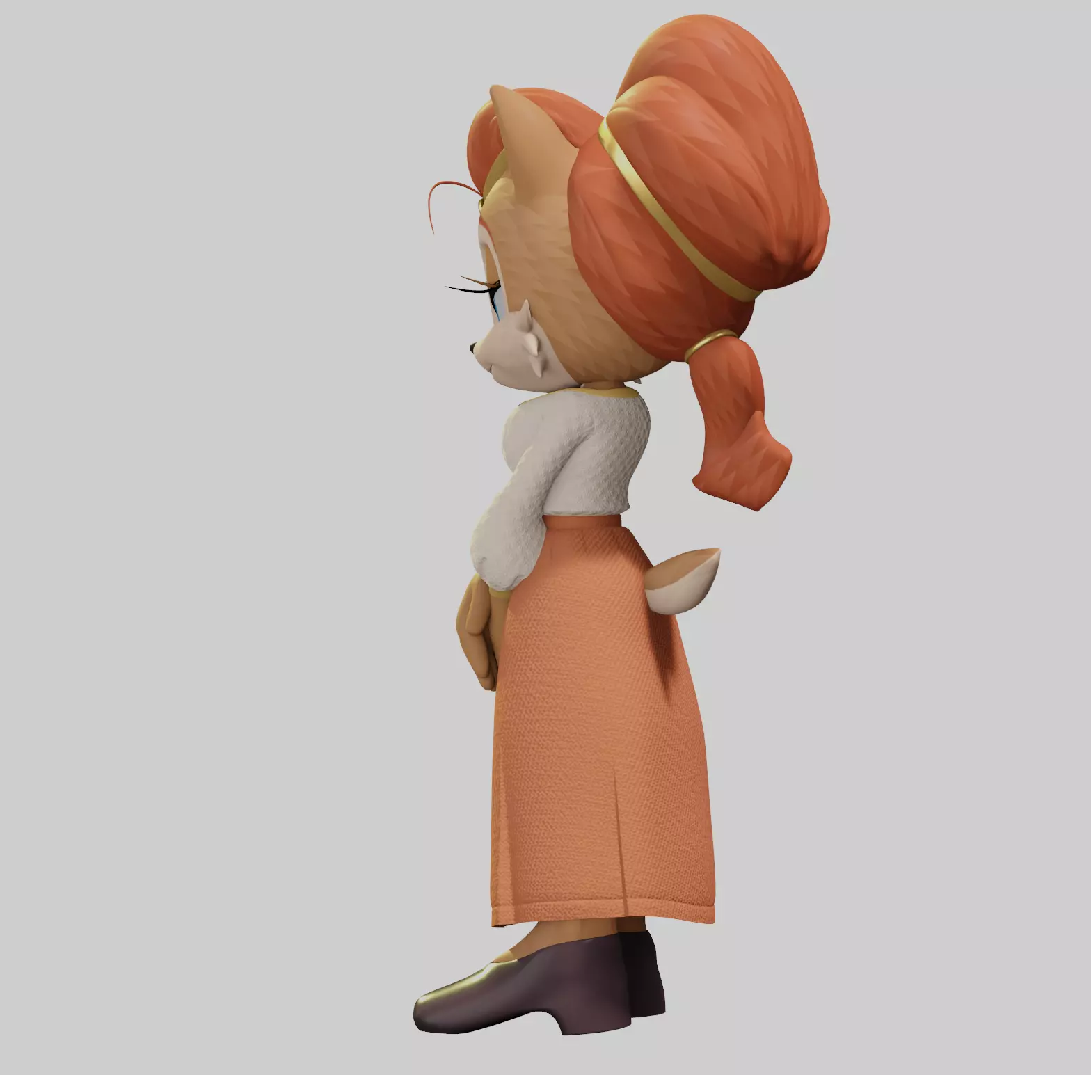Alicia Acorn Low-poly 3D model_41