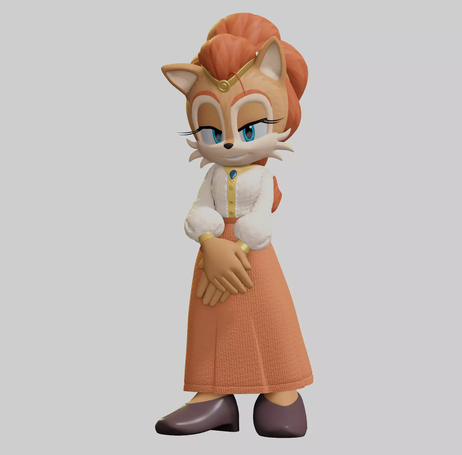 Alicia Acorn Low-poly 3D model_52