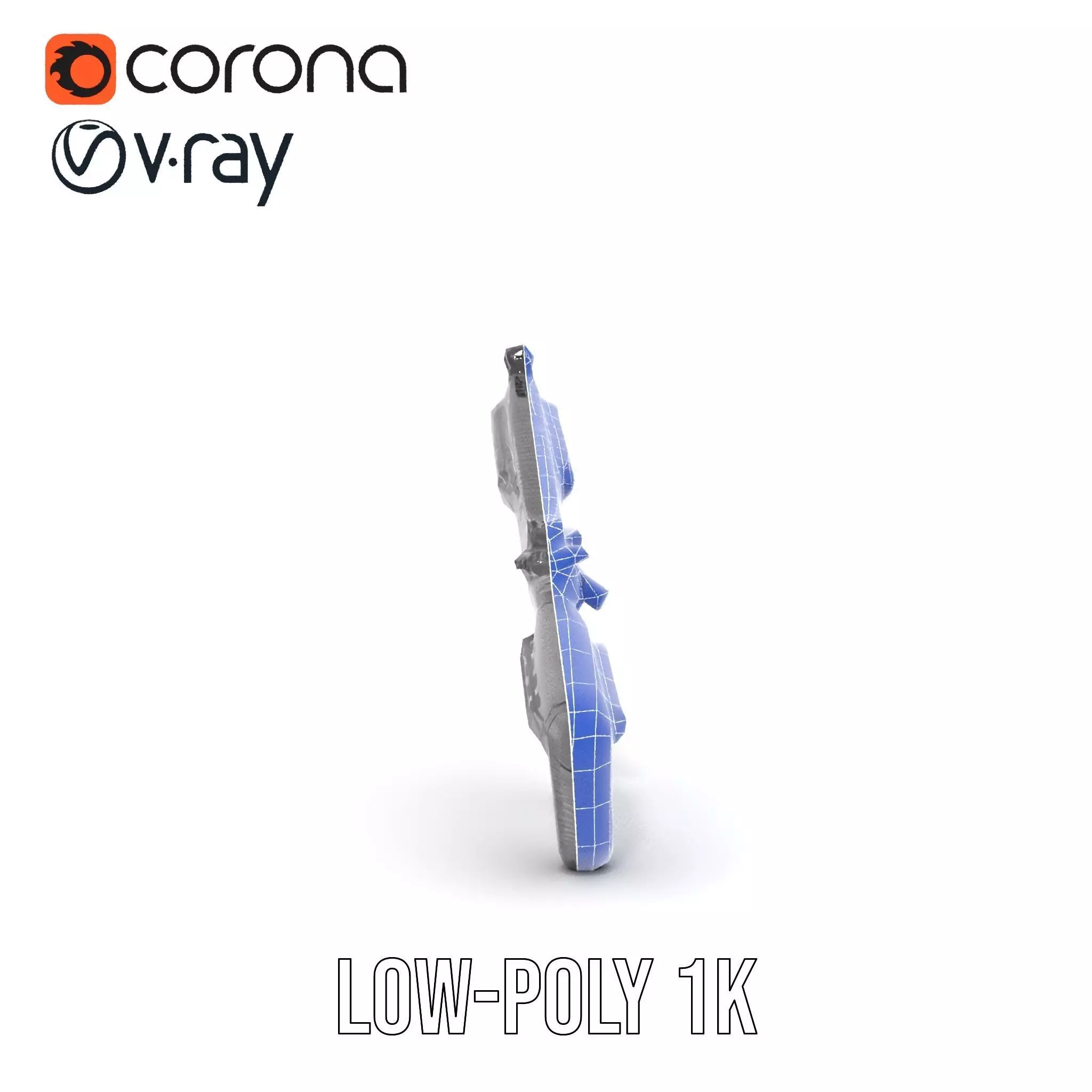 Tactical Black Rifle model pack Low-poly 3D model_28