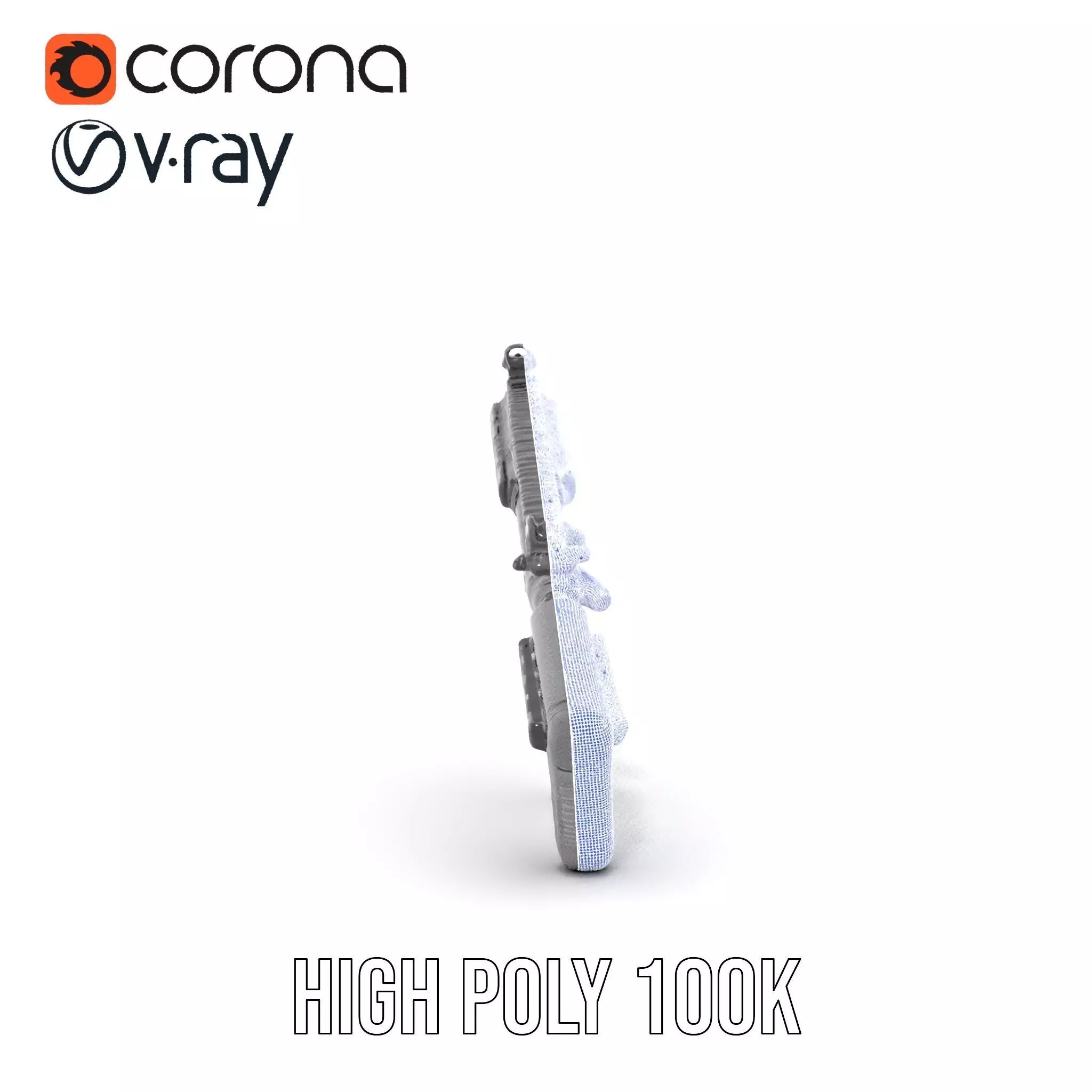 Tactical Black Rifle model pack Low-poly 3D model_34