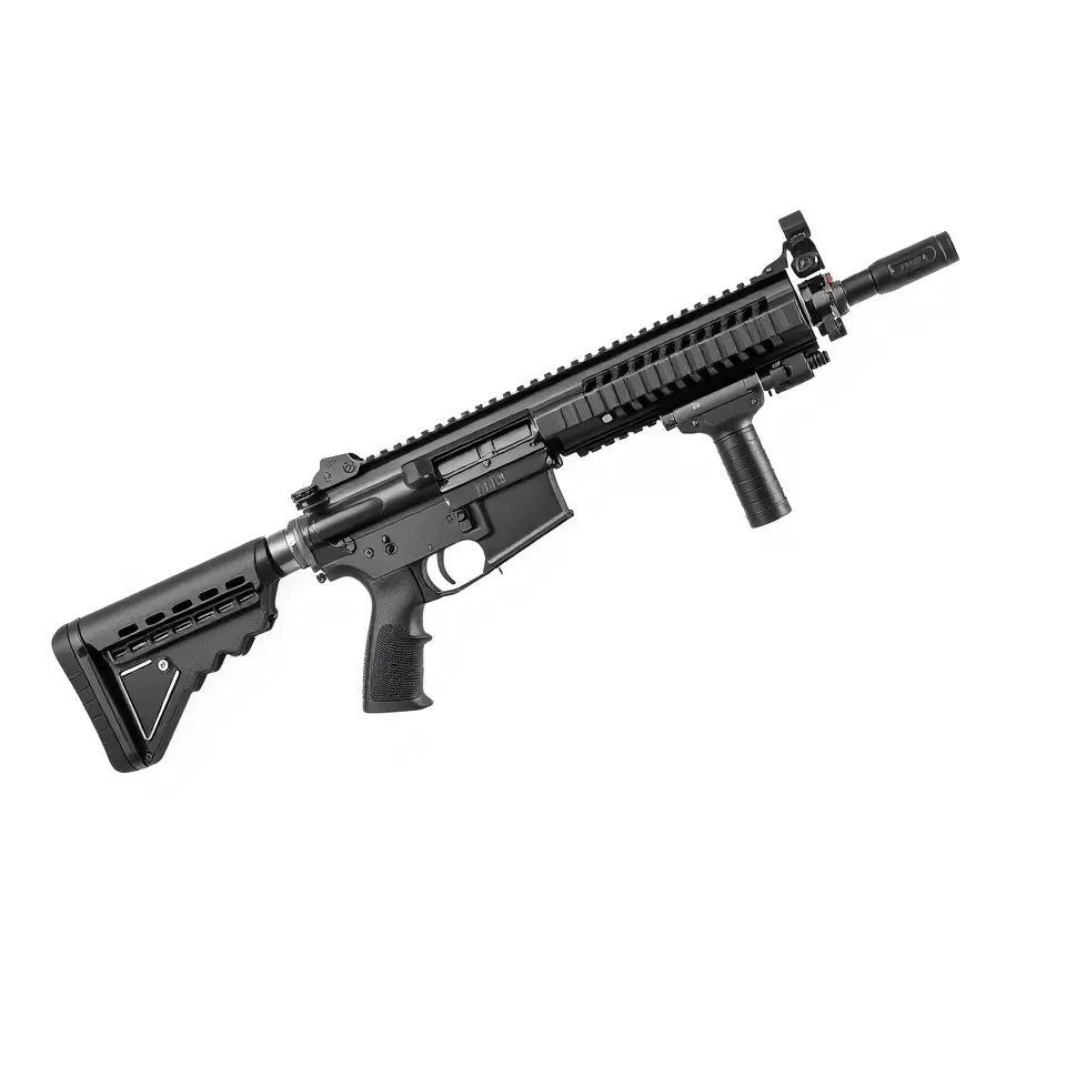 Tactical Black Rifle model pack Low-poly 3D model_2