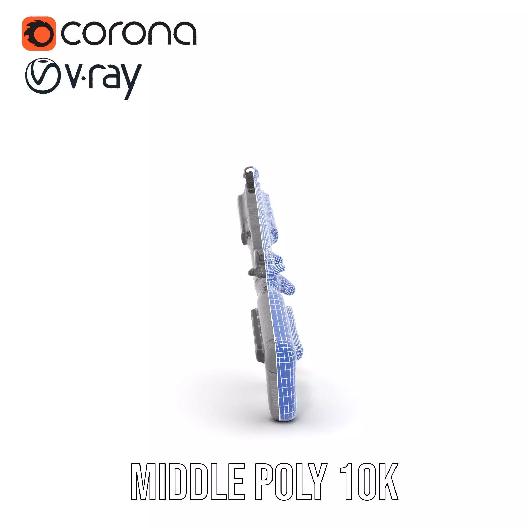 Tactical Black Rifle model pack Low-poly 3D model_27