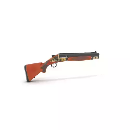Elegant Walnut Shotgun model pack