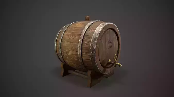 Old wine Barrel