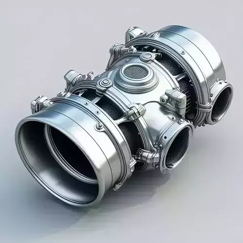 SciFi Engine HighDetail 3D Model