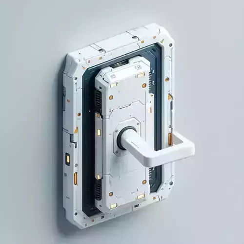SciFi Futuristic Door Handle