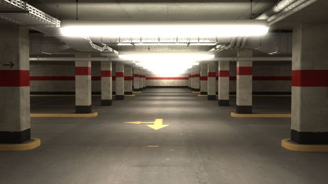 Parking Level 3D model