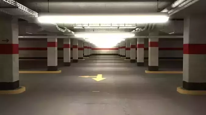 Parking Level 3D model