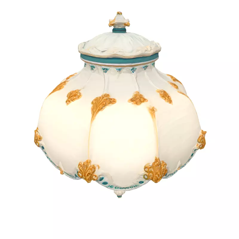 Elegant Vintage Wall Sconce Lamp 3D Model Low-poly 3D model_2