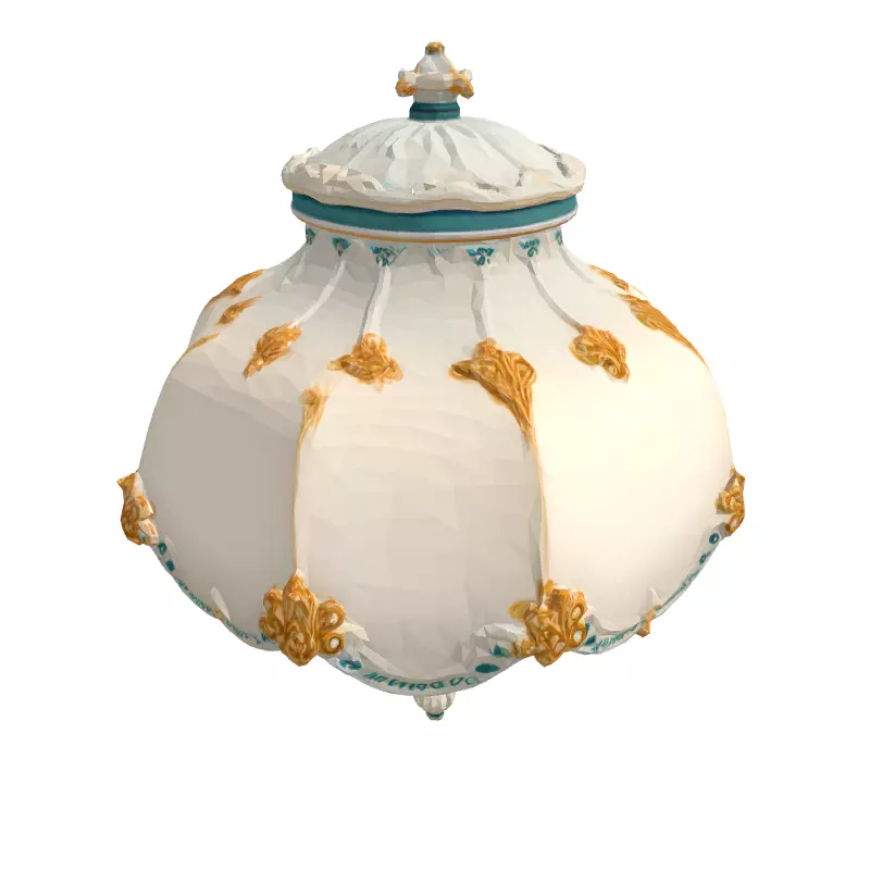 Elegant Vintage Wall Sconce Lamp 3D Model Low-poly 3D model_3