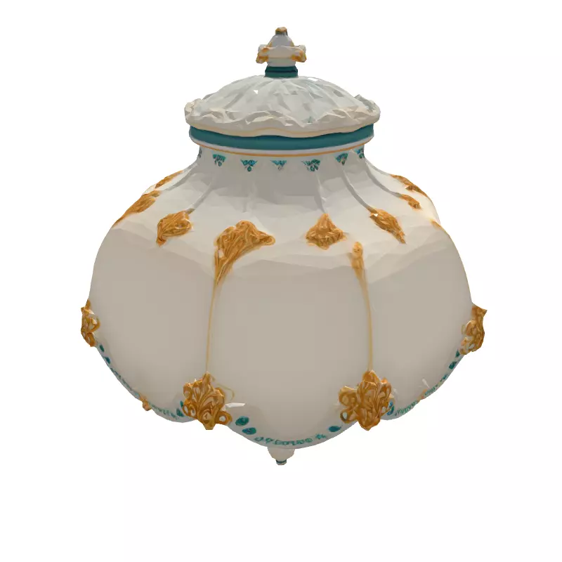 Elegant Vintage Wall Sconce Lamp 3D Model Low-poly 3D model_6