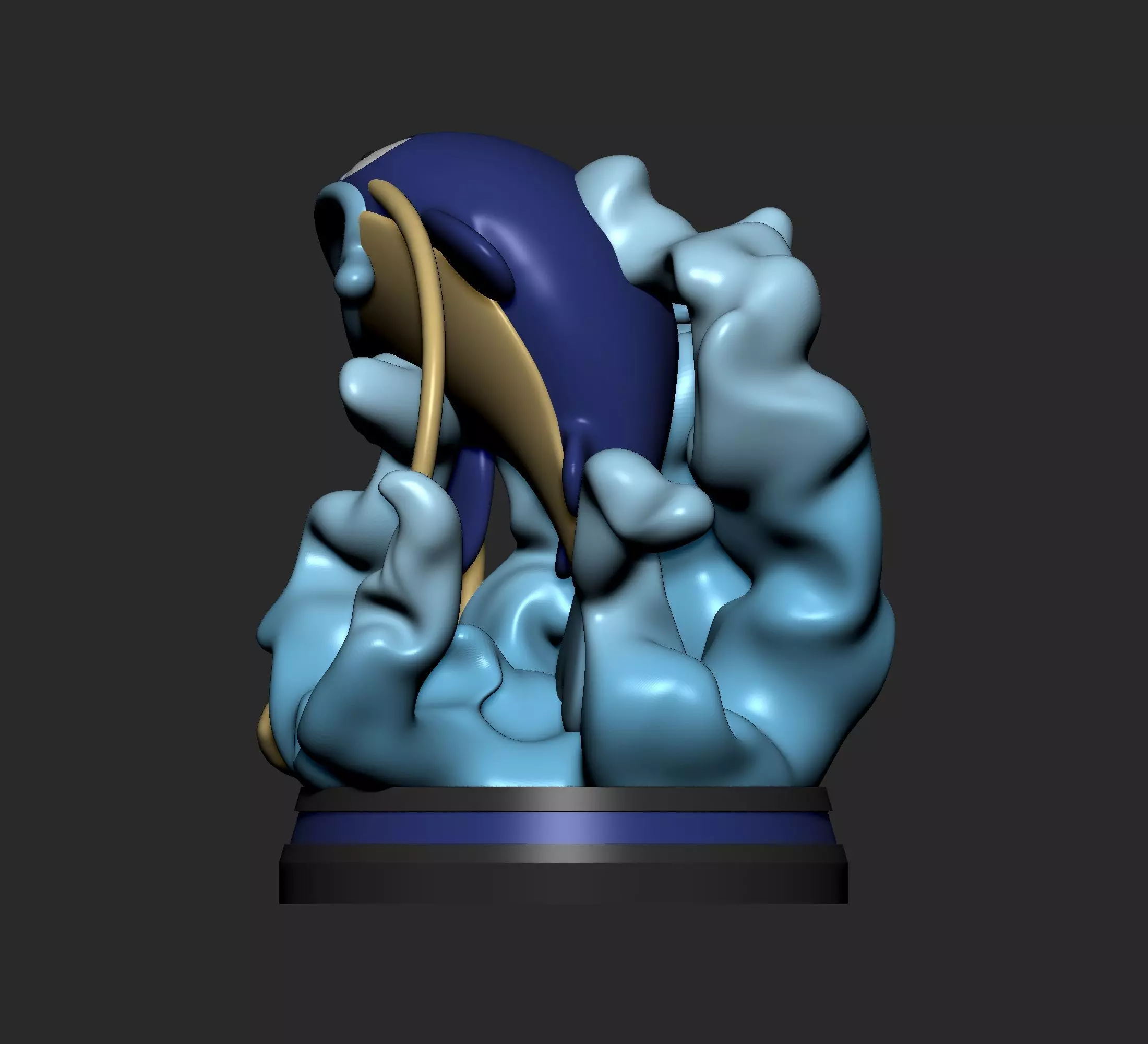 Pokemon - Barboach and Whiscash Figure 3D print model_8