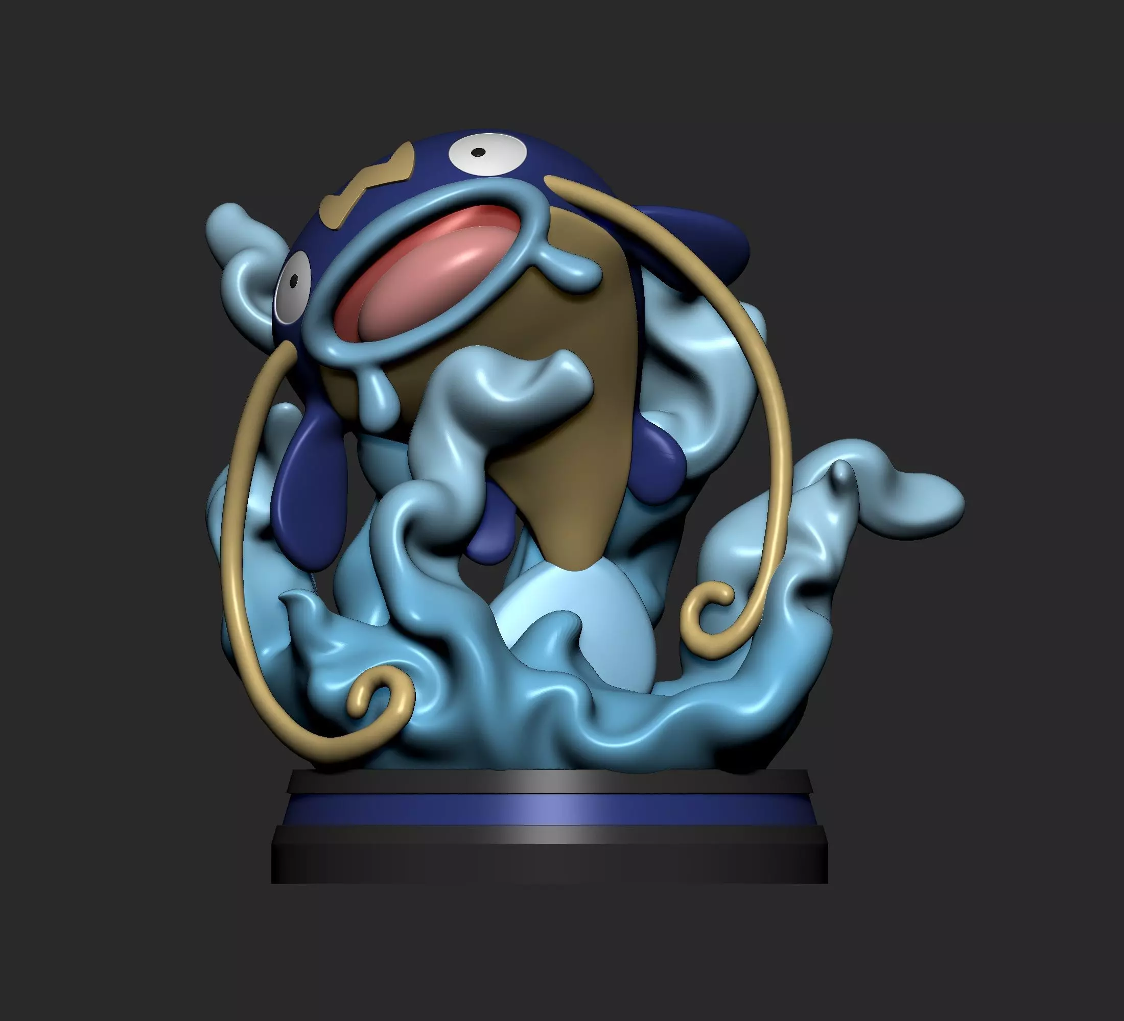 Pokemon - Barboach and Whiscash Figure 3D print model_7