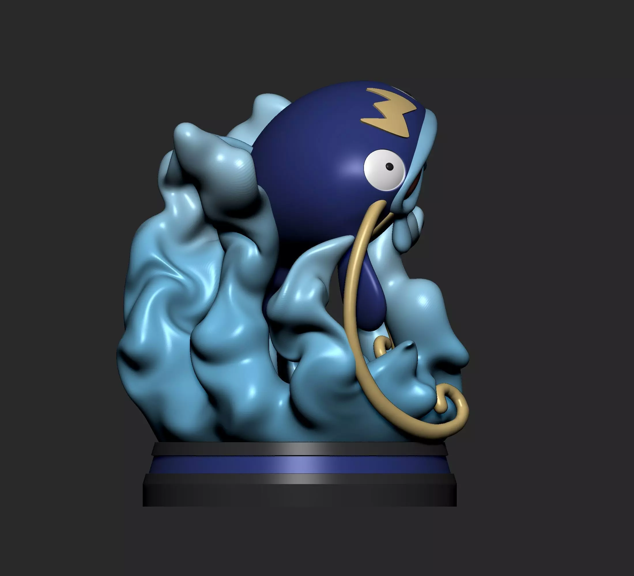 Pokemon - Barboach and Whiscash Figure 3D print model_10