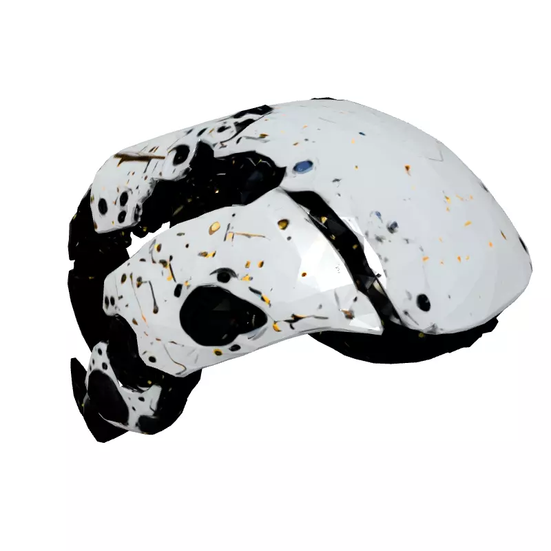 SciFi Robotic Claw Rigged Game Asset Low-poly 3D model_2