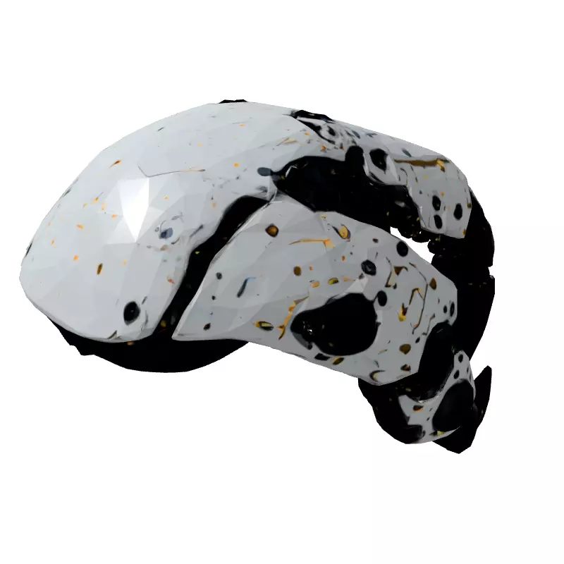 SciFi Robotic Claw Rigged Game Asset Low-poly 3D model_5