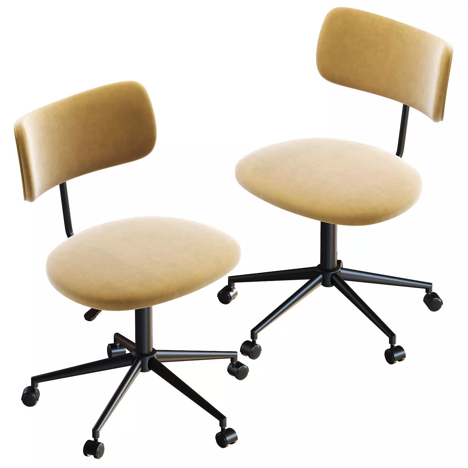 Office Armchair Terry By divan 3D model_3