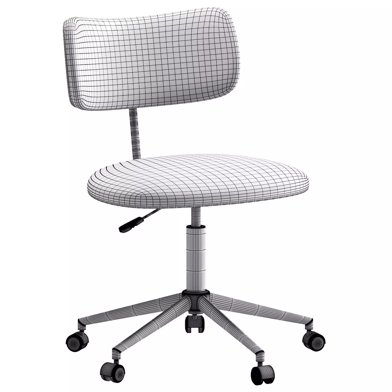 Office Armchair Terry By divan 3D model_6