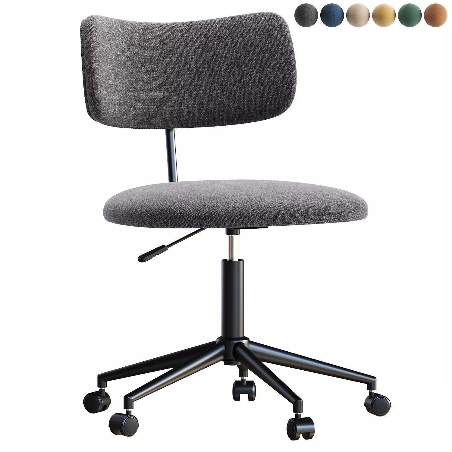 Office Armchair Terry By divan 3D model_0