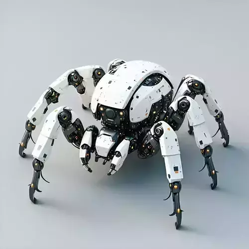SciFi Spider Robot Mech Rigged Low-poly 3D model SciFi Spider Robot Mech Rigged Low-poly 3D model