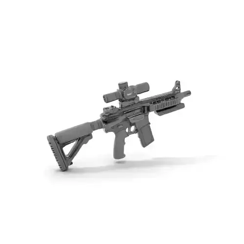 Tactical Black Rifle model pack