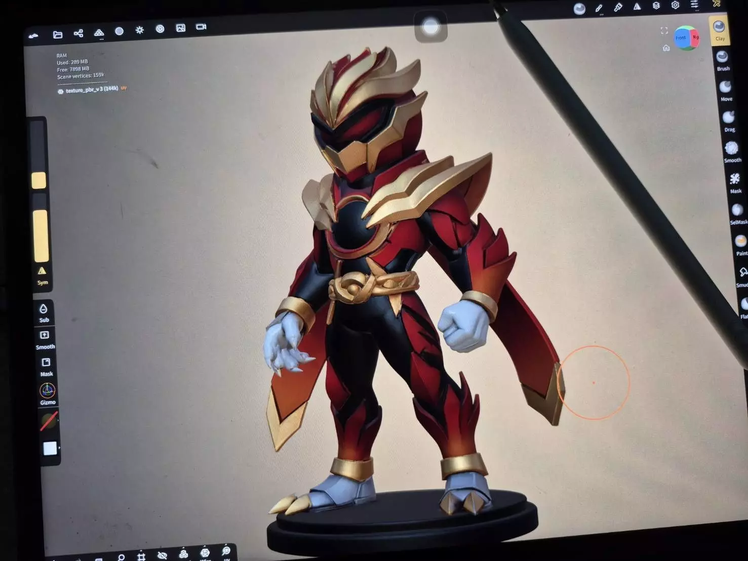 Gozyuger red 3D print model