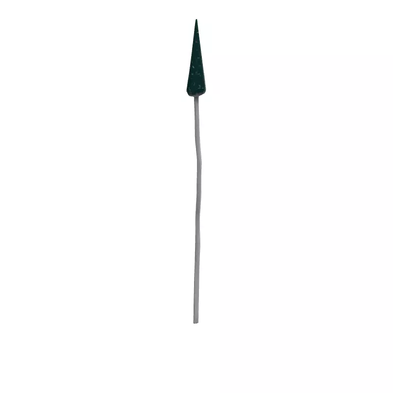 Realistic Rusty Metal Spear 3D Model Low-poly 3D model_3