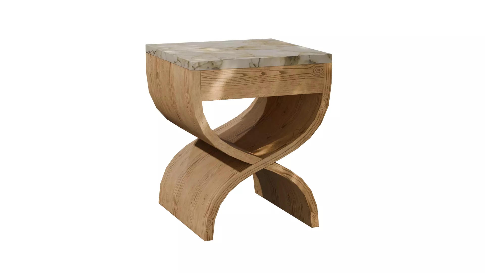 Side table 3D model_4