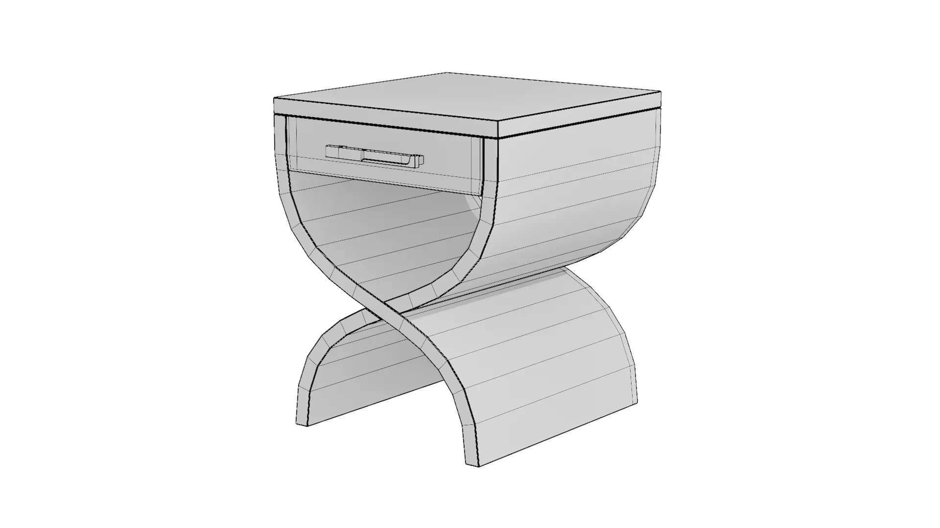 Side table 3D model_16