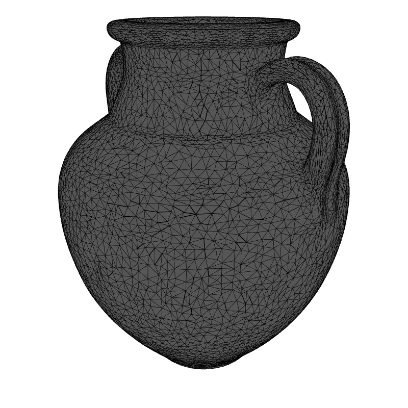 Ancient Greek Amphora 3D Model Low-poly 3D model_9