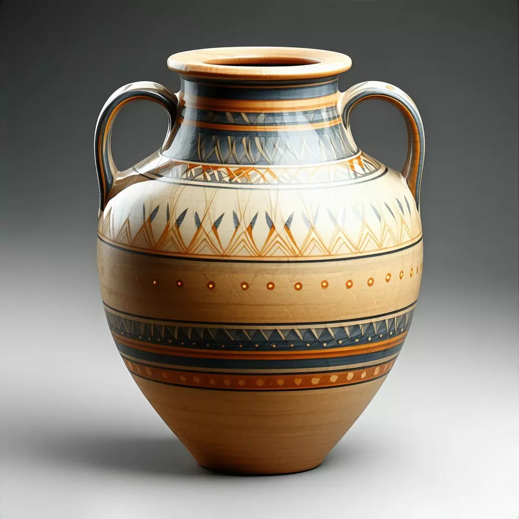 Ancient Greek Amphora 3D Model Low-poly 3D model_0