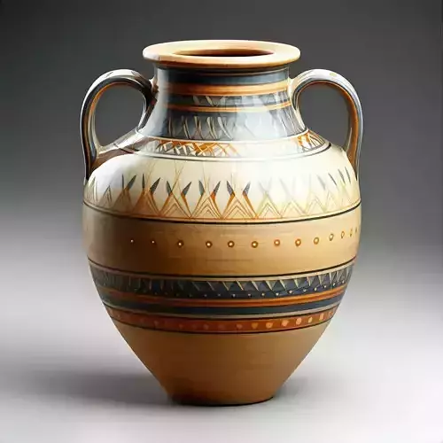 Ancient Greek Amphora 3D Model Low-poly 3D model