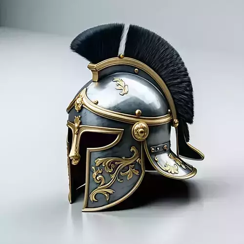 Roman Centurion Helmet with Crest