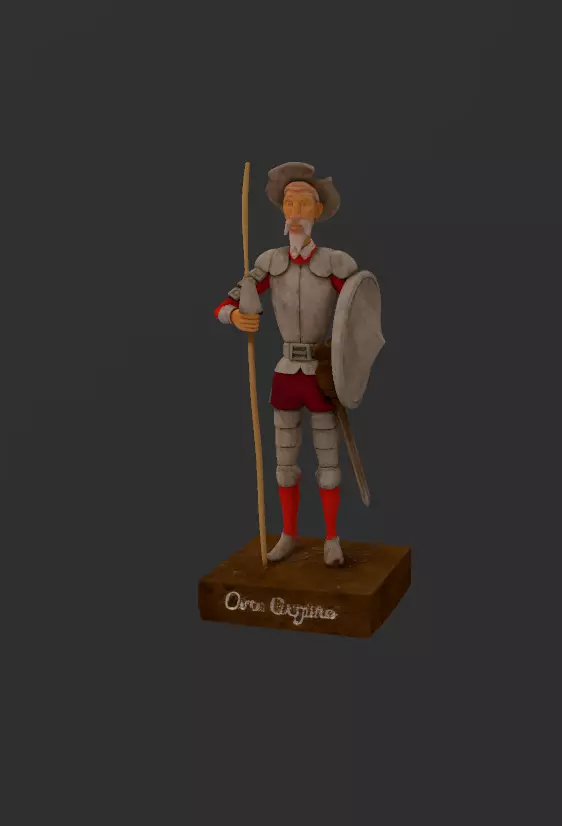 AJEDREZ DON QUIJOTE 3D print model_8