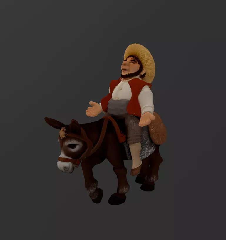 AJEDREZ DON QUIJOTE 3D print model_5