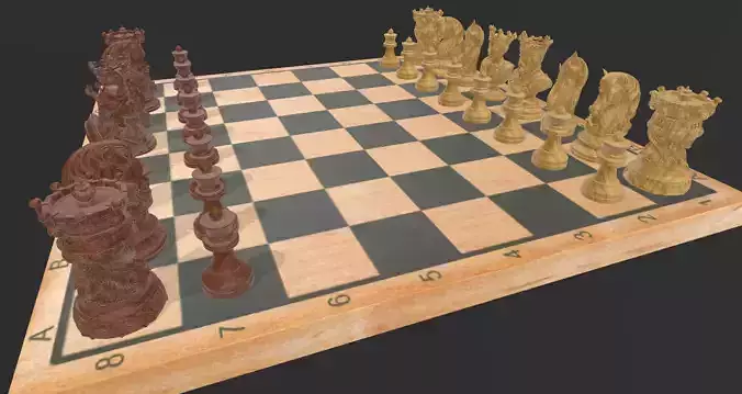 AJEDREZ DE LUJO 3D print model