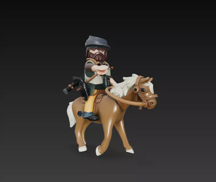 AJEDREZ PLAYMOBIL 3D print model_12