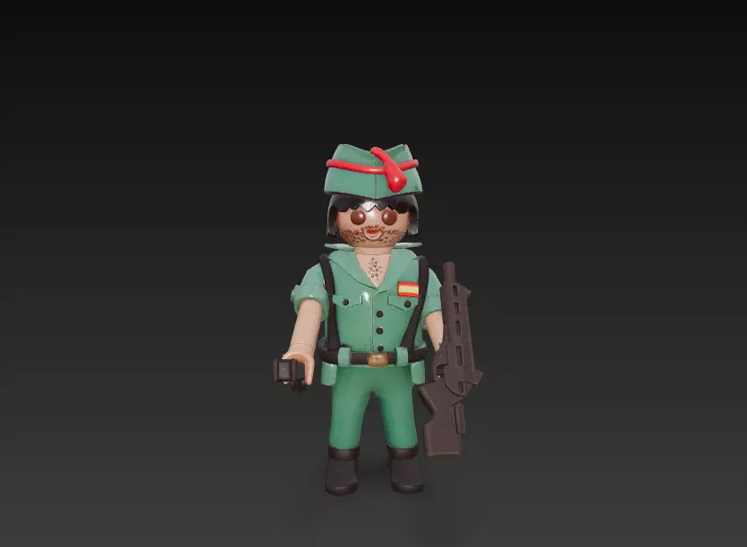 AJEDREZ PLAYMOBIL 3D print model_5