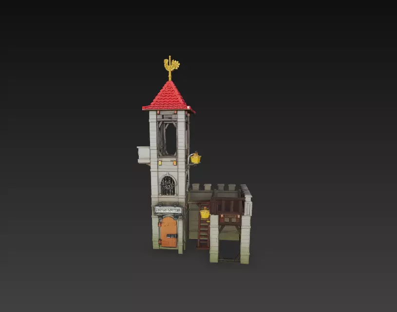 AJEDREZ PLAYMOBIL 3D print model_13