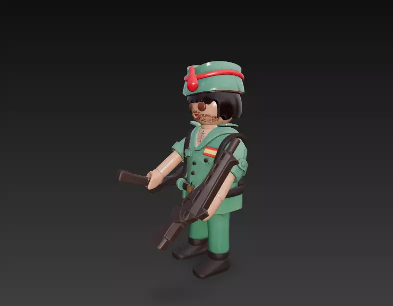 AJEDREZ PLAYMOBIL 3D print model_7