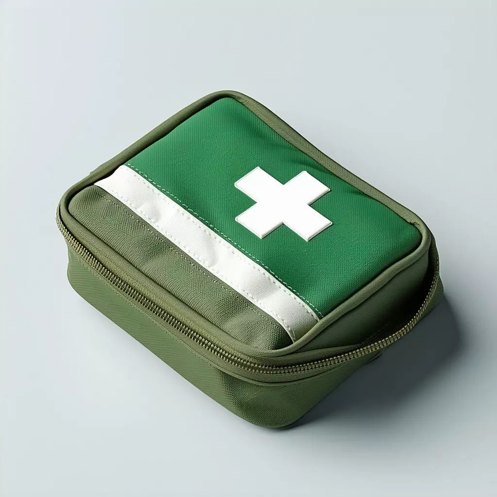Realistic First Aid Kit Bag 3D Model Low-poly 3D model_0