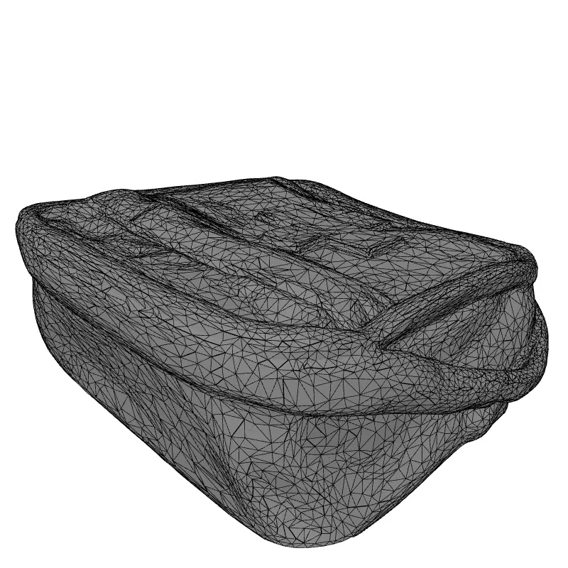 Realistic First Aid Kit Bag 3D Model Low-poly 3D model_9