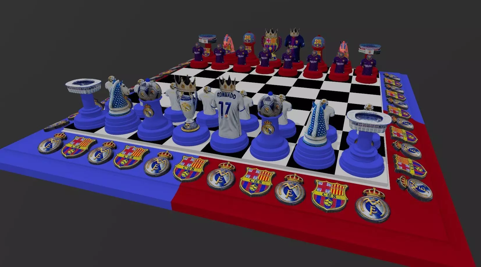 AJEDREZ MADRID BARZA 3D print model_3