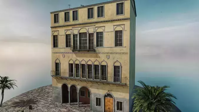 Italian living house 3D model
