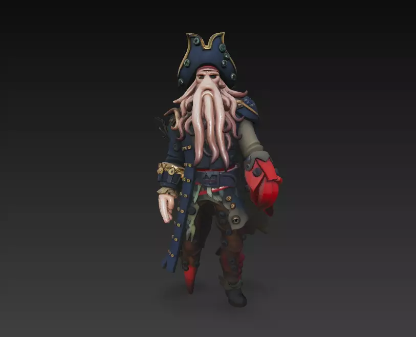 AJEDREZ PIRATAS DEL CARIBE 3D print model_8