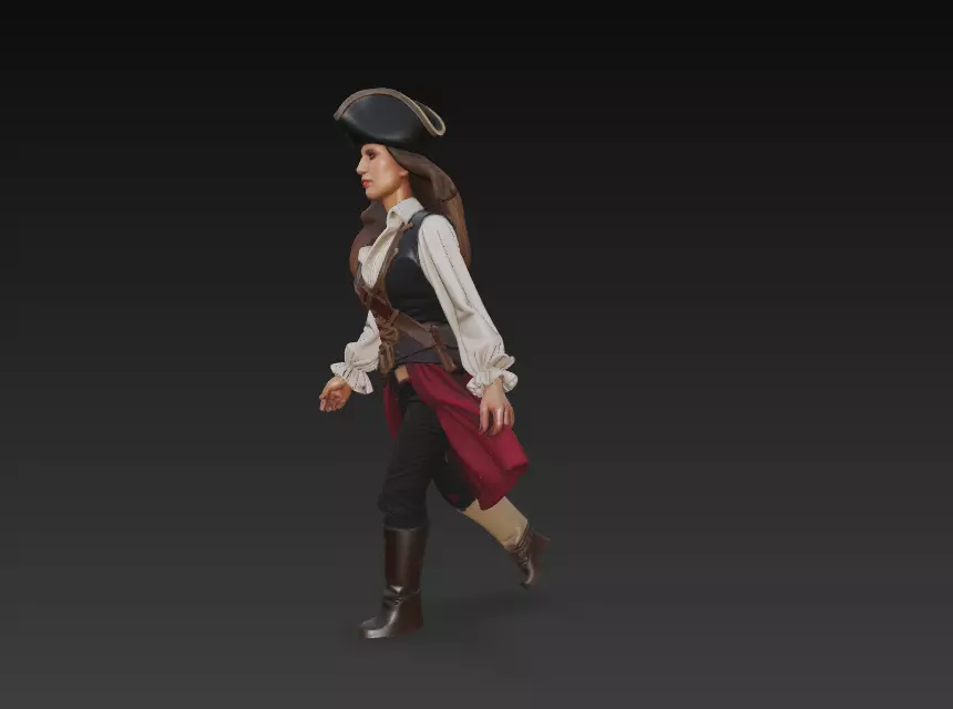 AJEDREZ PIRATAS DEL CARIBE 3D print model_11