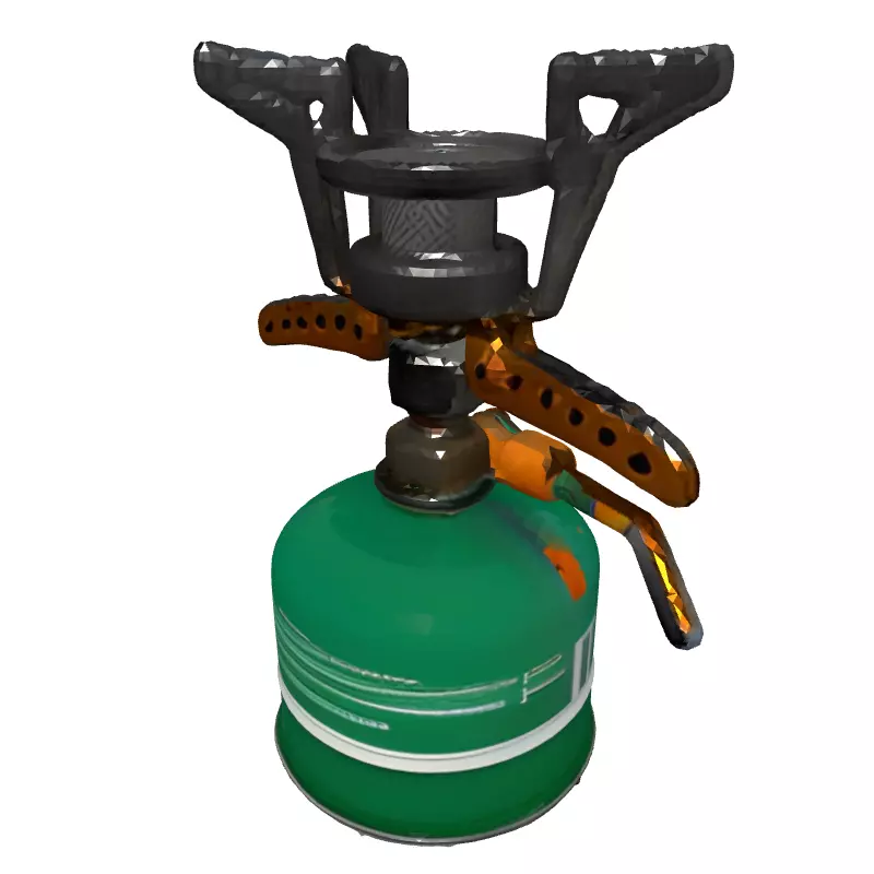 Portable Camping Stove 3D Model Low-poly 3D model_2