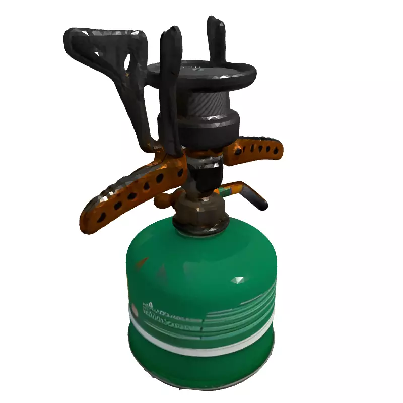 Portable Camping Stove 3D Model Low-poly 3D model_3