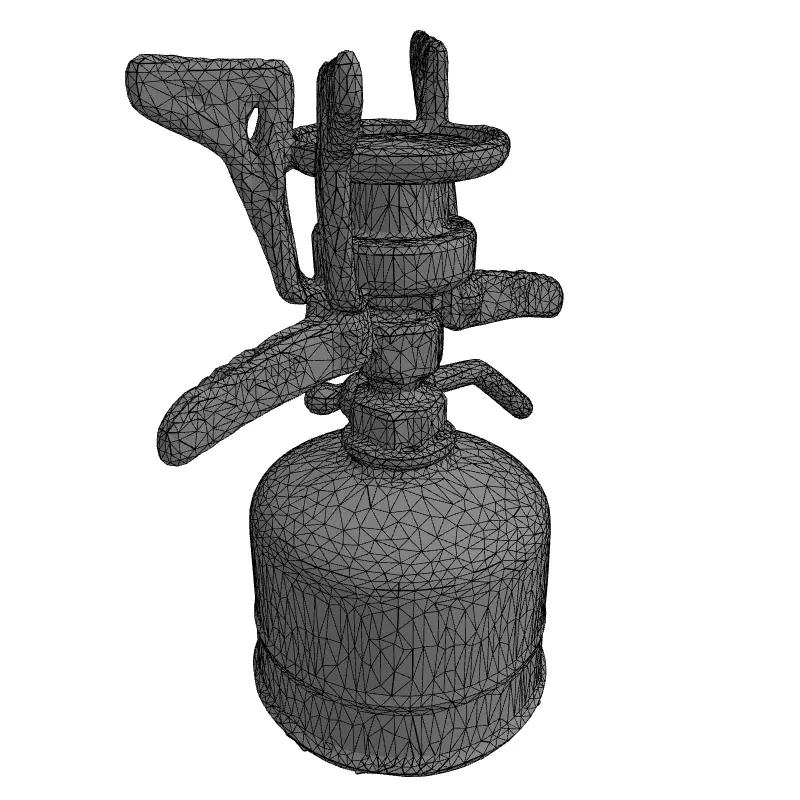 Portable Camping Stove 3D Model Low-poly 3D model_1